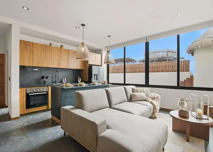 Penthouse With Rooftop Plunge Pool - Distant Ocean Apartment